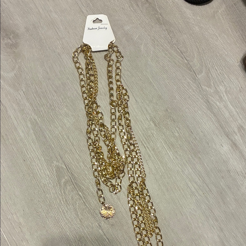 Chunky Gold Chain Necklace